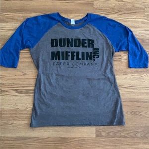 The Office Dunder Mifflin 3/4 Sleeve TShirt